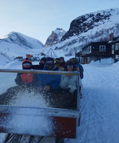 © Laura Kankaanpää Motoneige-Taxi