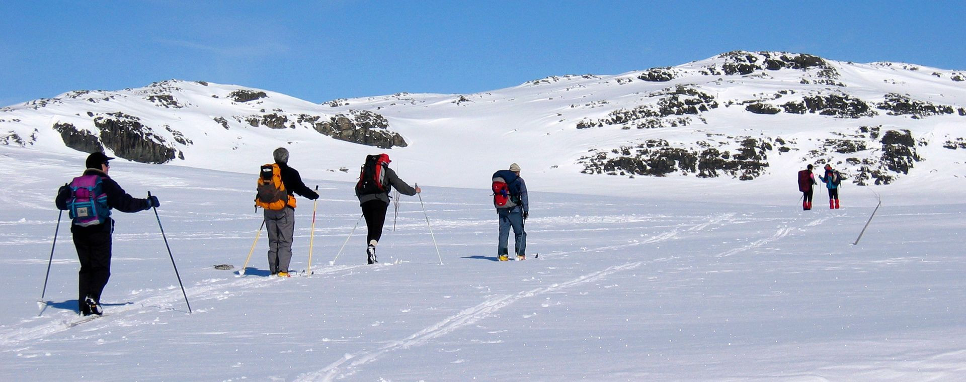 Ski de randonnée nordique sur les plateaux enneigés - Norvège