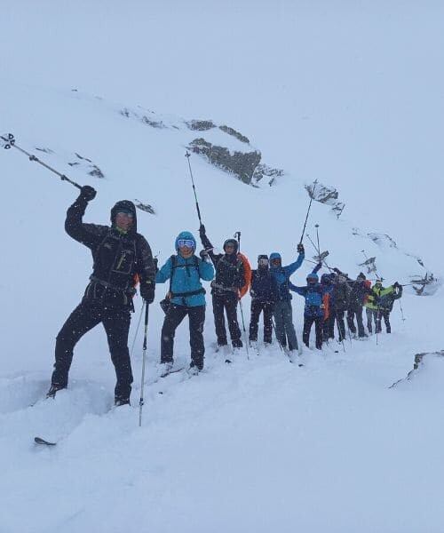 © Matthieu Offredi Groupe de skieurs de randonnée nordique - Norvège