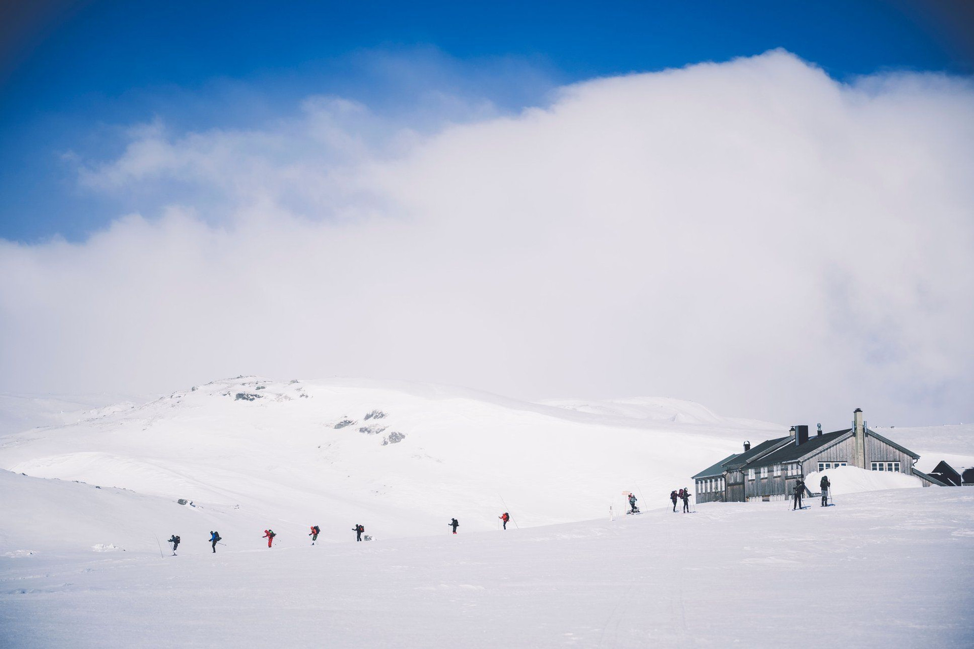 Ski nordique sur le plateau du Hardangervidda - Norvège