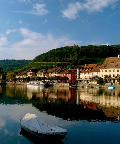 Vieille ville et le Rhin à Stein am Rhein - Suisse