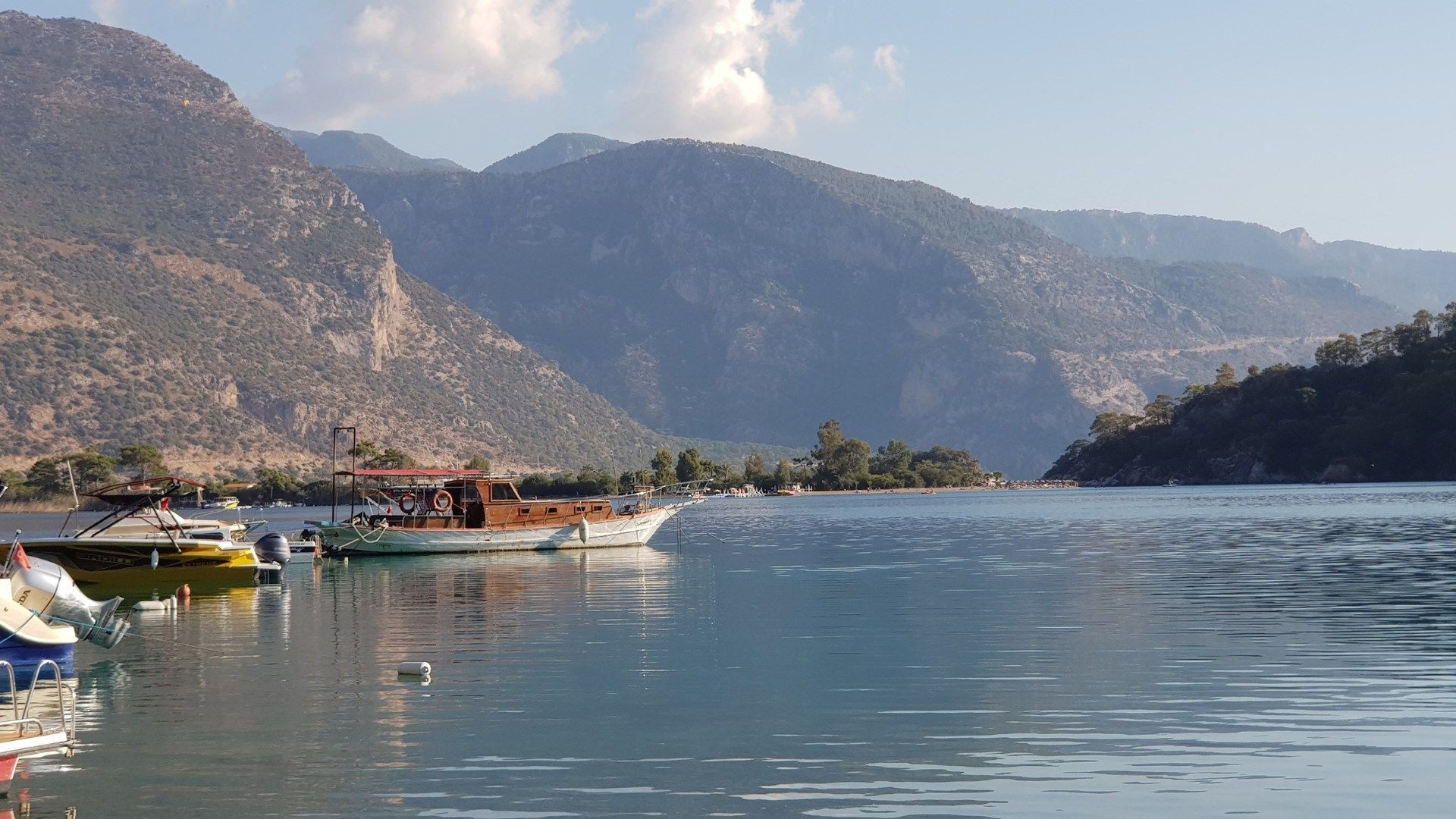 Baie et bateaux d'Ölüdeniz - Voie Lycienne - Turquie