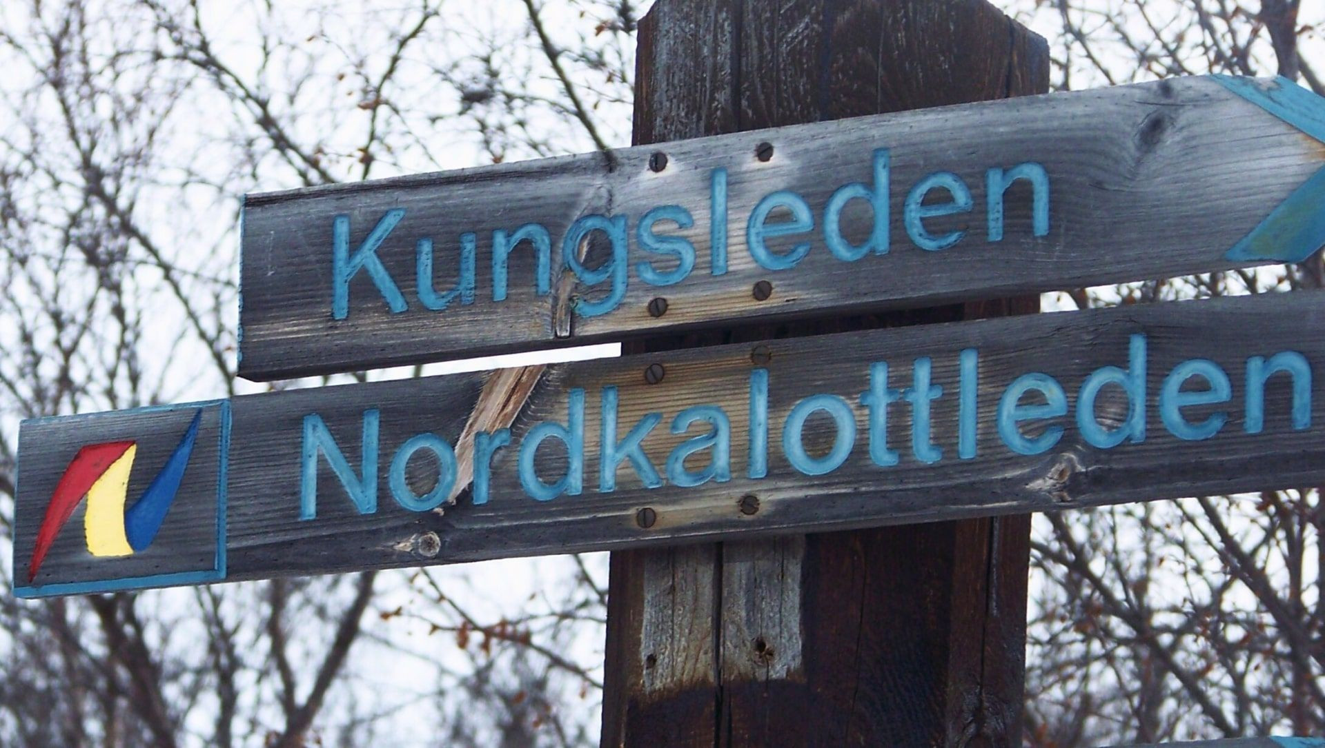 Panneau De La Kungsleden - Suède