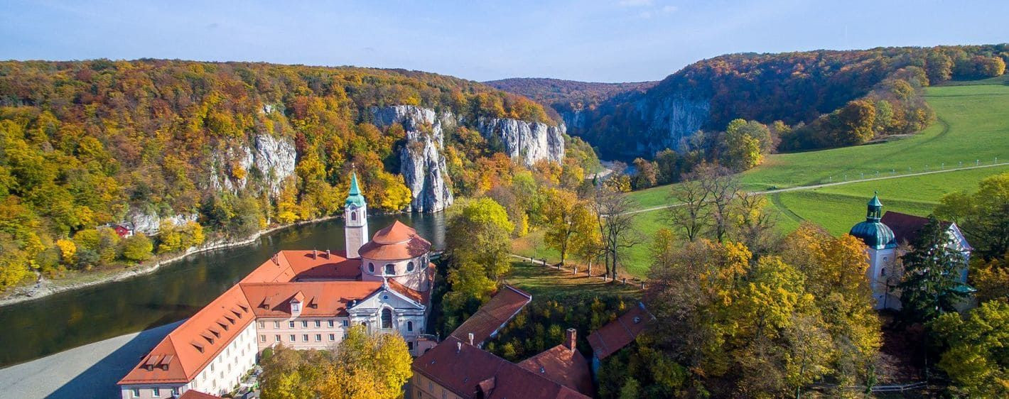 Abbaye de Weltenburg dans la vallée du Danube - Bavière - Allemagne