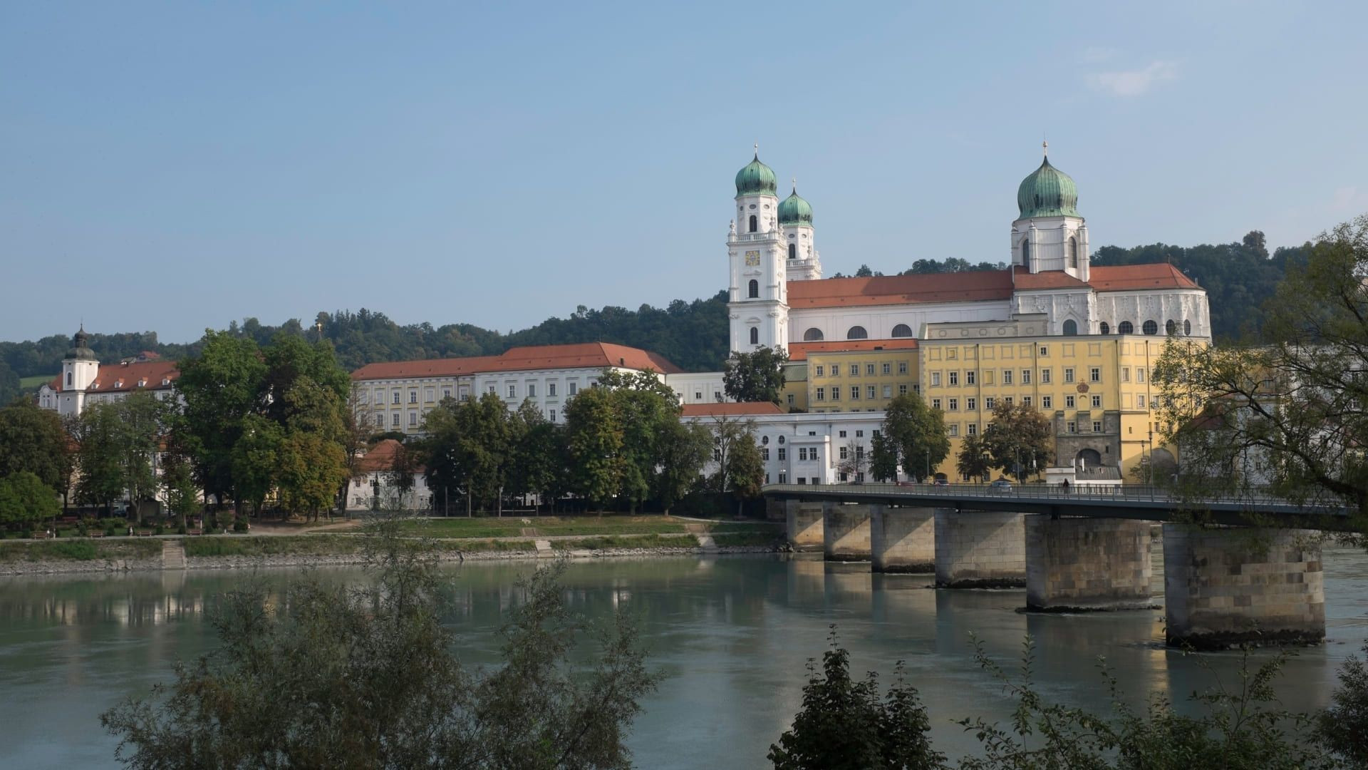 Cathédrale Saint-Étienne et l'Inn - Passau - Allemagne