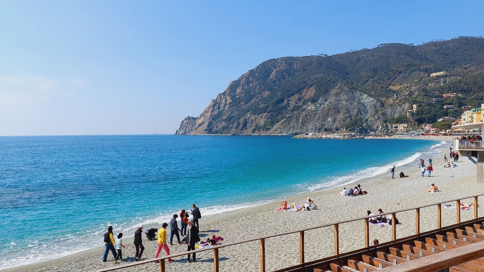 Plage de Monterosso al Mare - Cinque Terre - Ligurie, Italie
