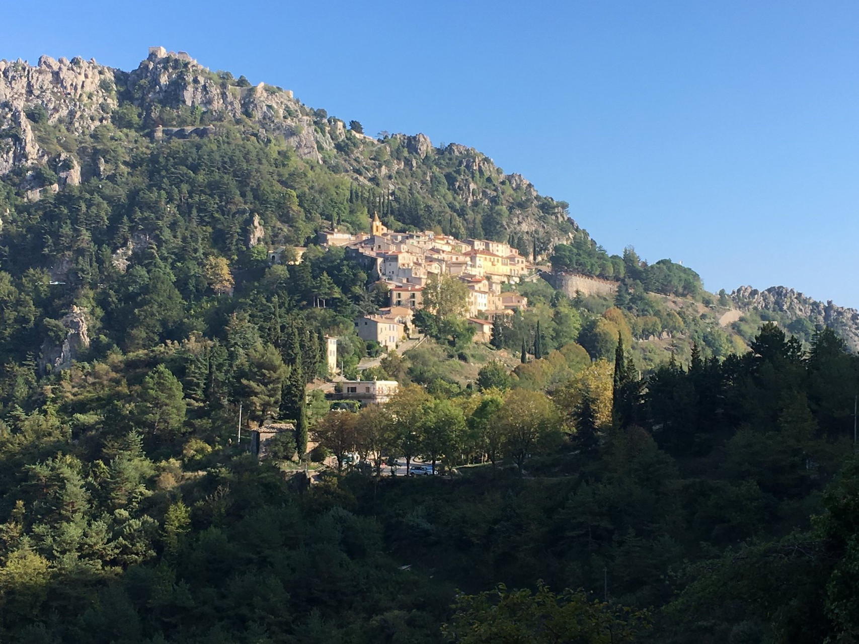 © Wilfrid Valette Village perché de Sainte-Agnès au-dessus de Menton - France
