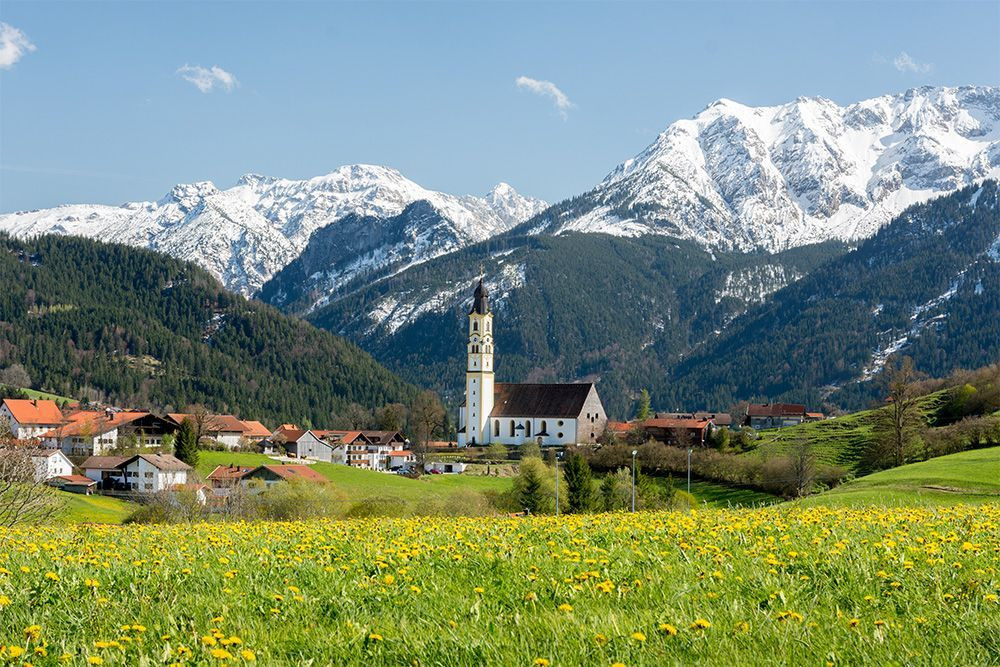 Village de Pfronten et Alpes de l'Allgäu - Bavière - Allemagne