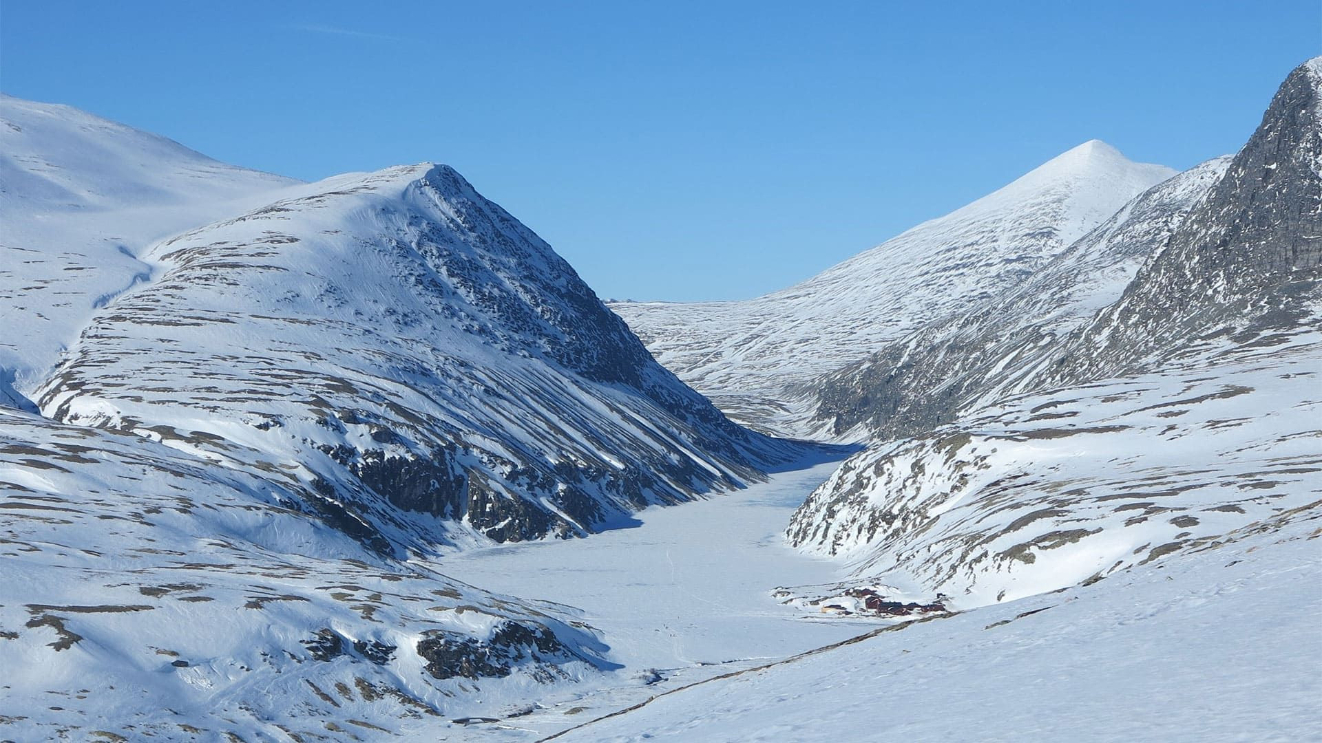Paysage polaire sur la Kungsleden - Laponie - Suède