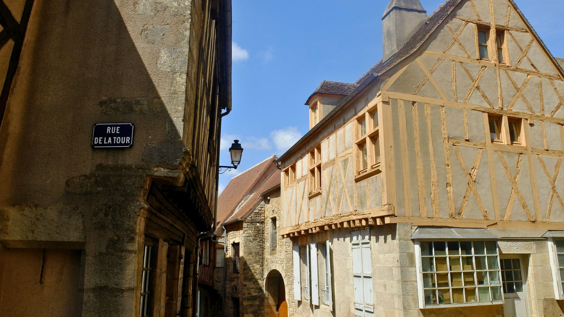 Maisons à colombages de la rue de la Tour - Bourgogne - France