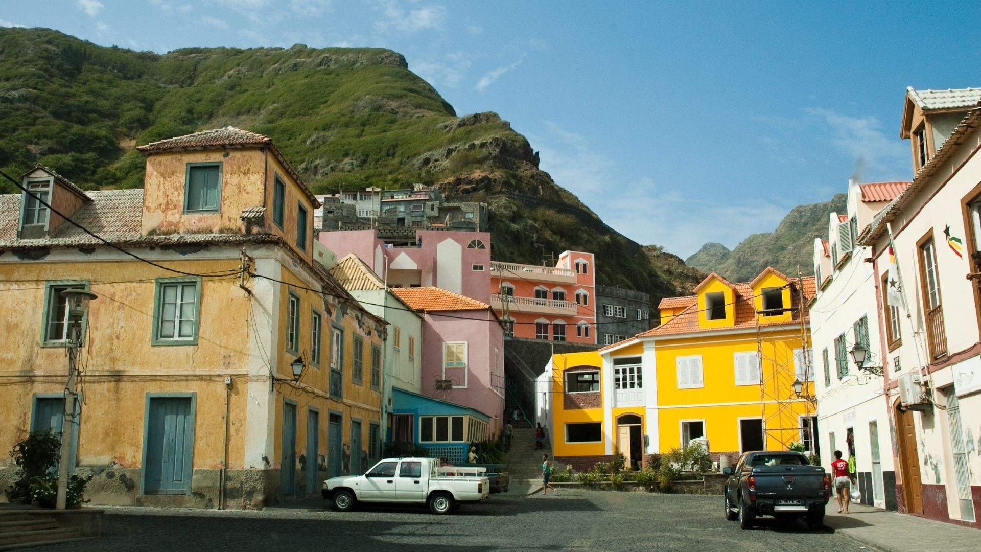 Maisons colorées de Ribeira Grande - Île de Santo Antão - Cap-Vert