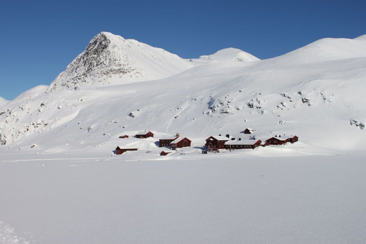 Refuge de Rondvassbu en hiver - Rondane - Norvège