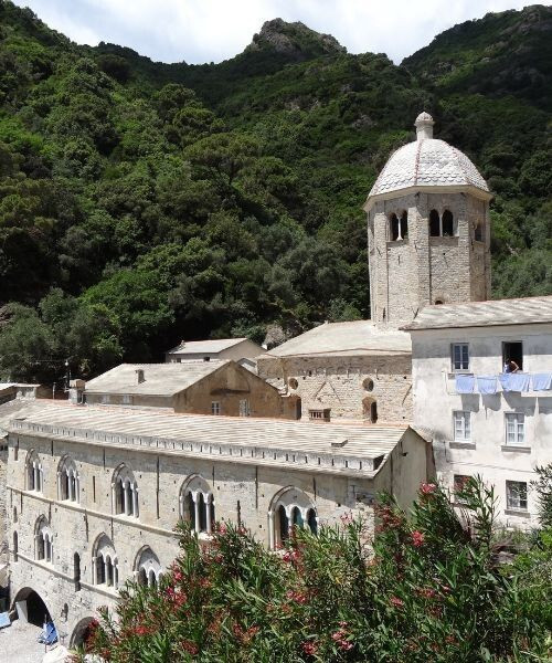 Abbaye de San Fruttuoso - presqu'île de Portofino - Ligurie - Italie