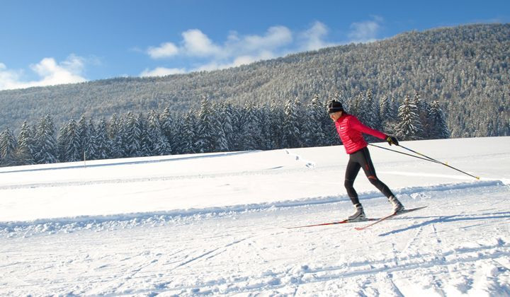 Ski de fond skating à Bessans - Vanoise - France - skate-skiing-in-bessans-vanoise-france