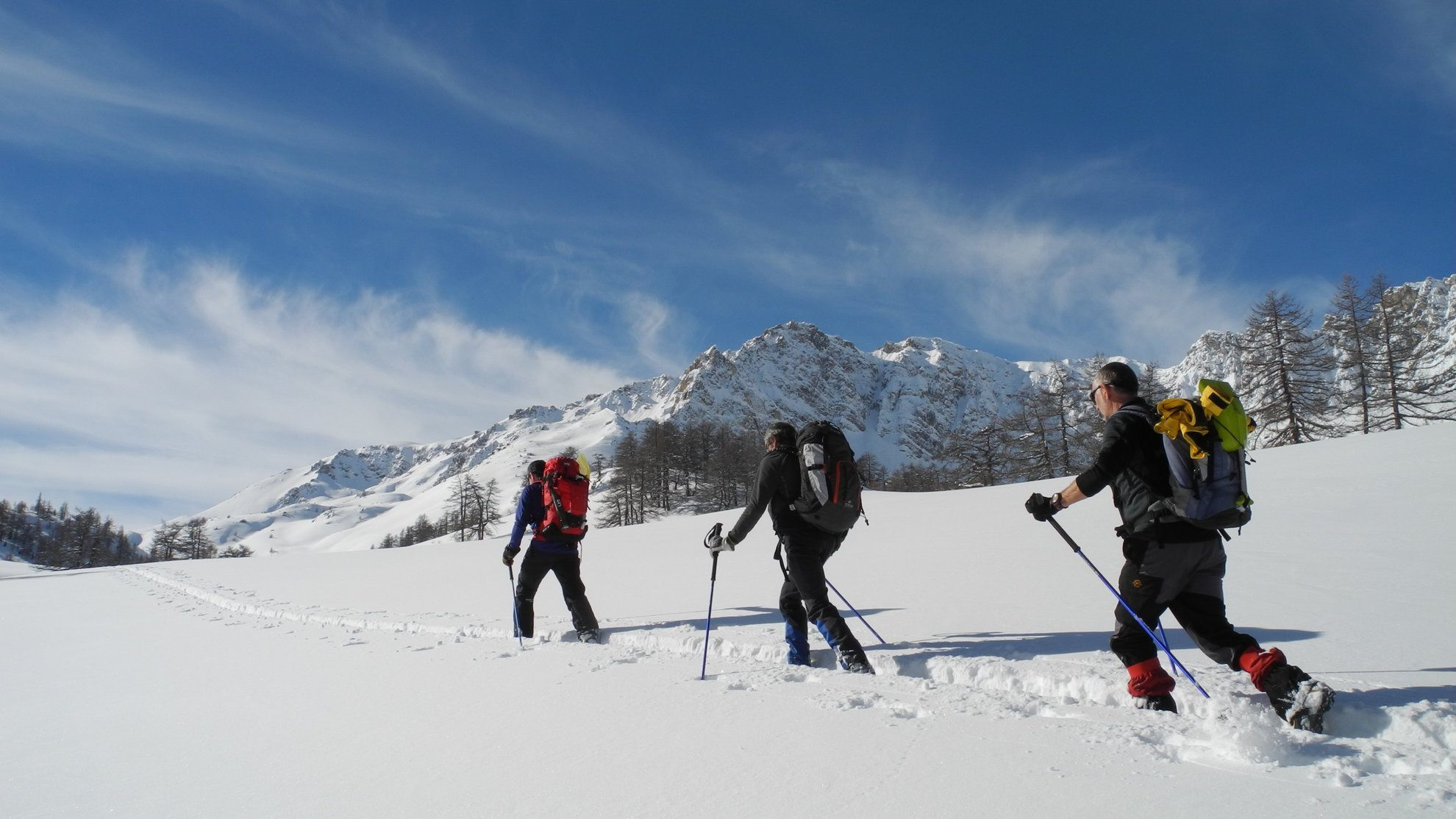 Ski de randonnée vers les sommets enneigés - Queyras - Hautes-Alpes