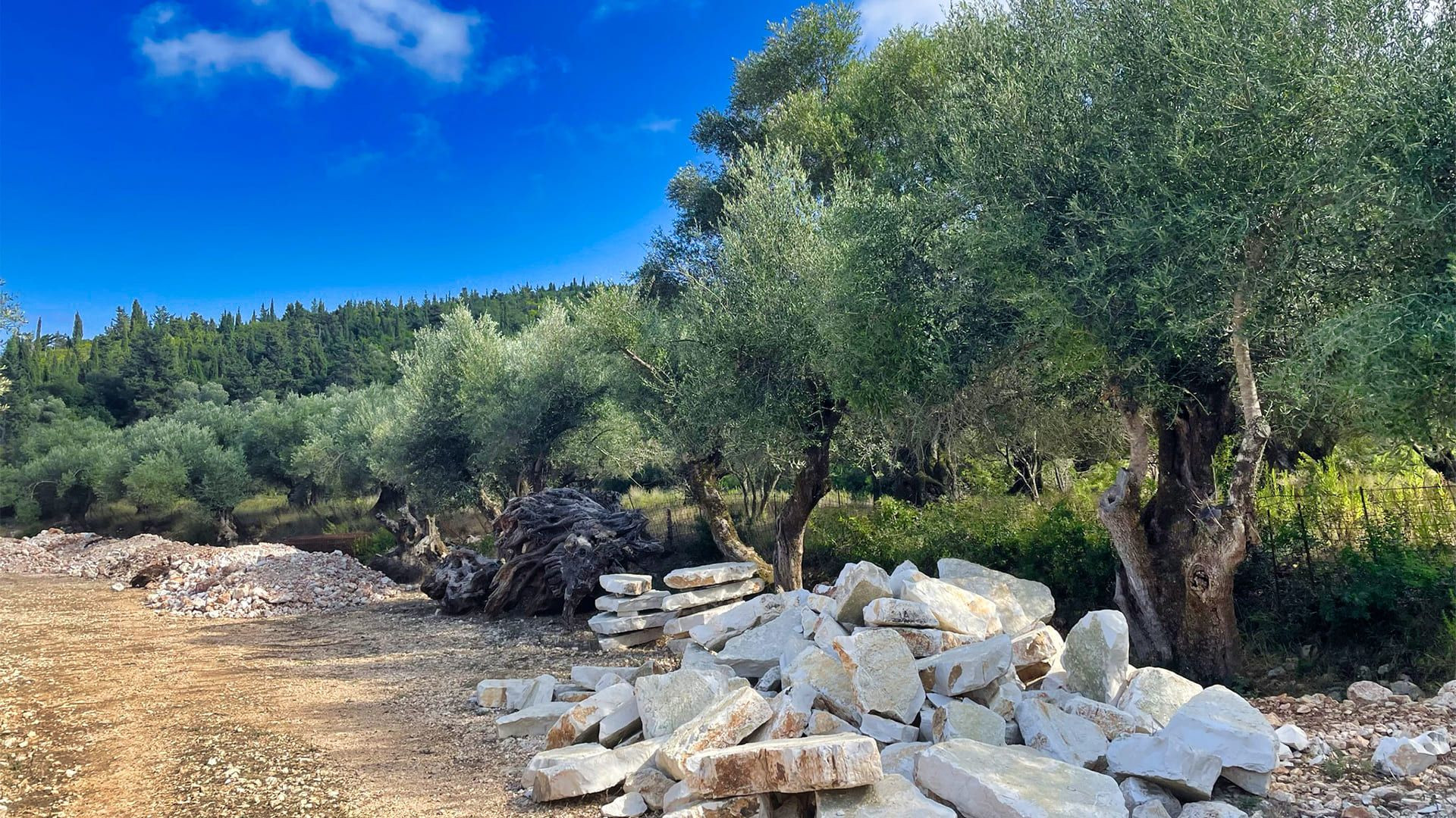 Carrière de pierres - Céphalonie - Grèce