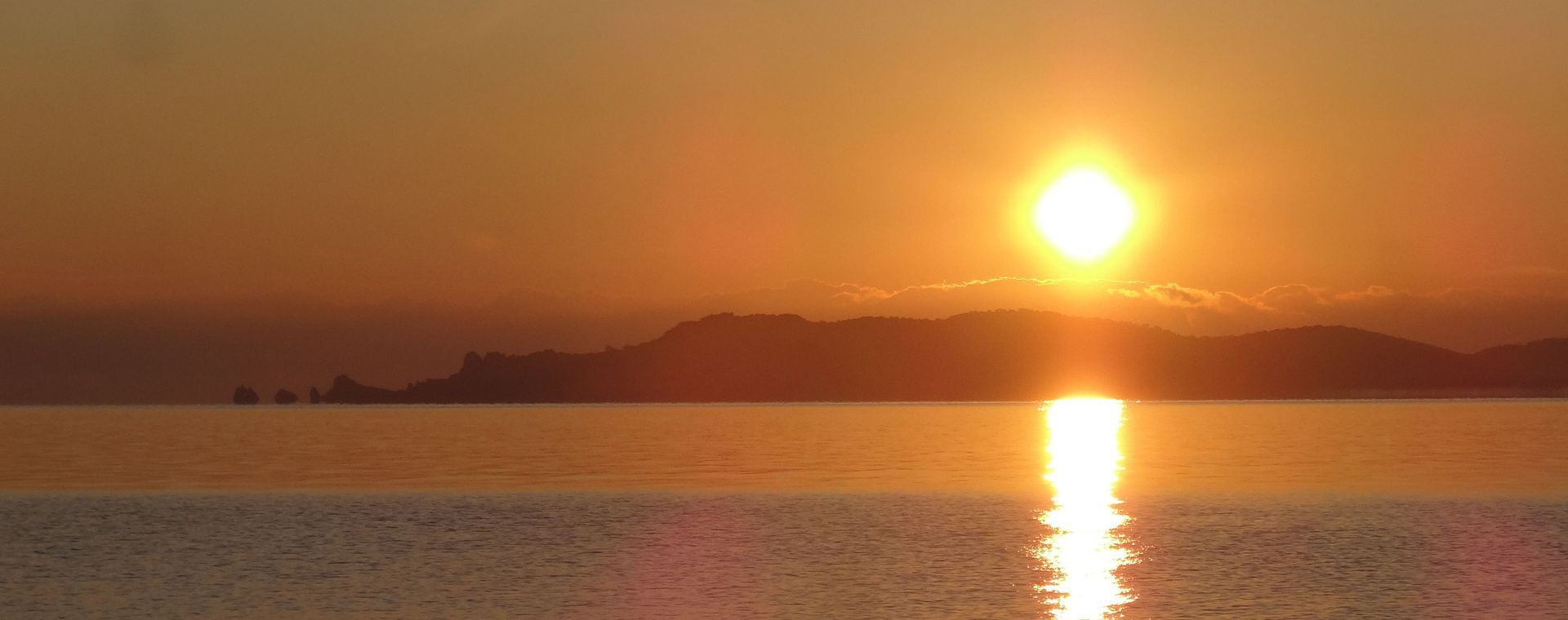 Lever de soleil sur la mer - Porquerolles - Var, France