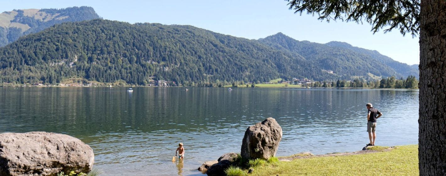 Baignade au lac Walchsee - Tyrol - Autriche
