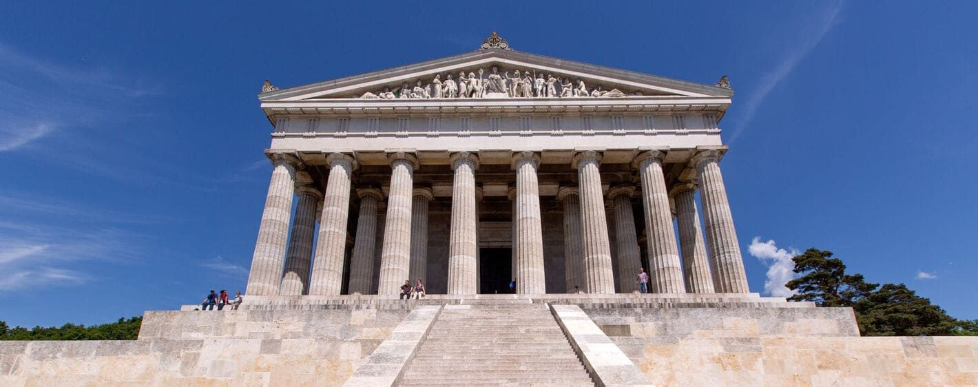 Temple du Walhalla au bord du Danube - Bavière - Allemagne