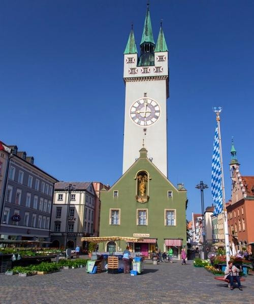 Tour de ville et place du marché de Straubing - Bavière - Allemagne