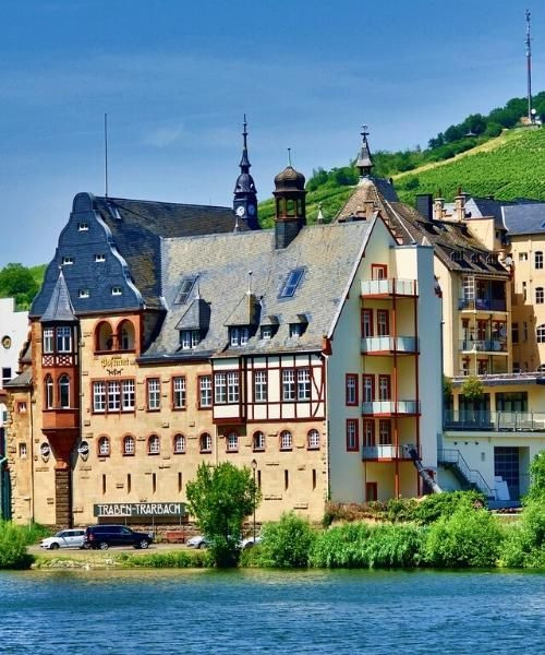 Traben-Trarbach au bord de la Moselle - Allemagne