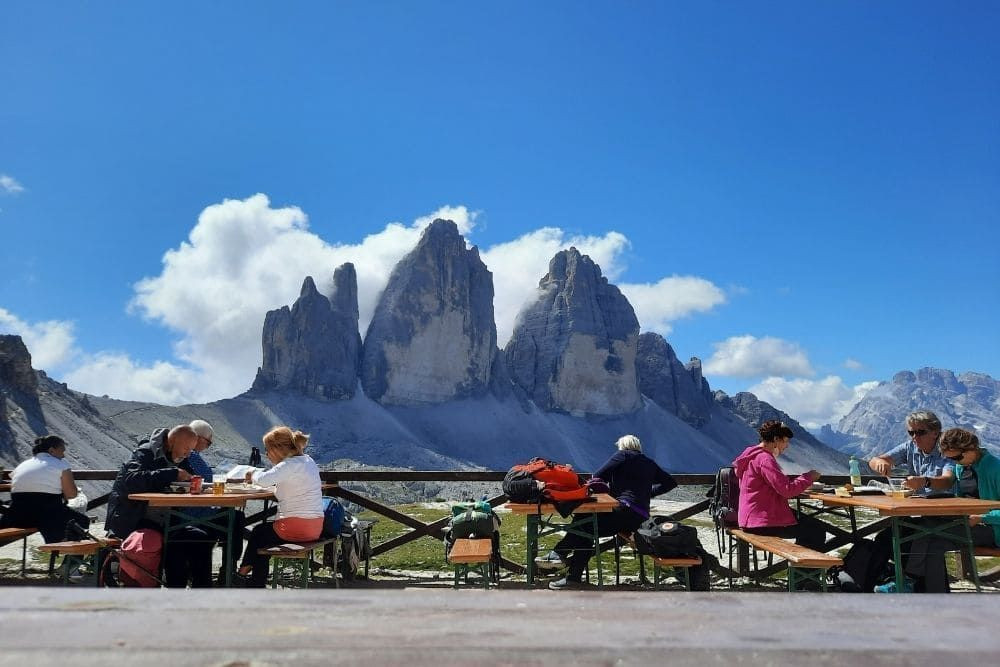 © Tania Gherli Tour des Tre Cime et pique nique au refuge Locatelli