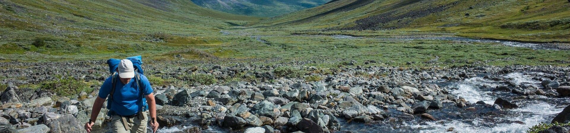 Paysage de toundra sur le Kungsleden - Laponie - Suède