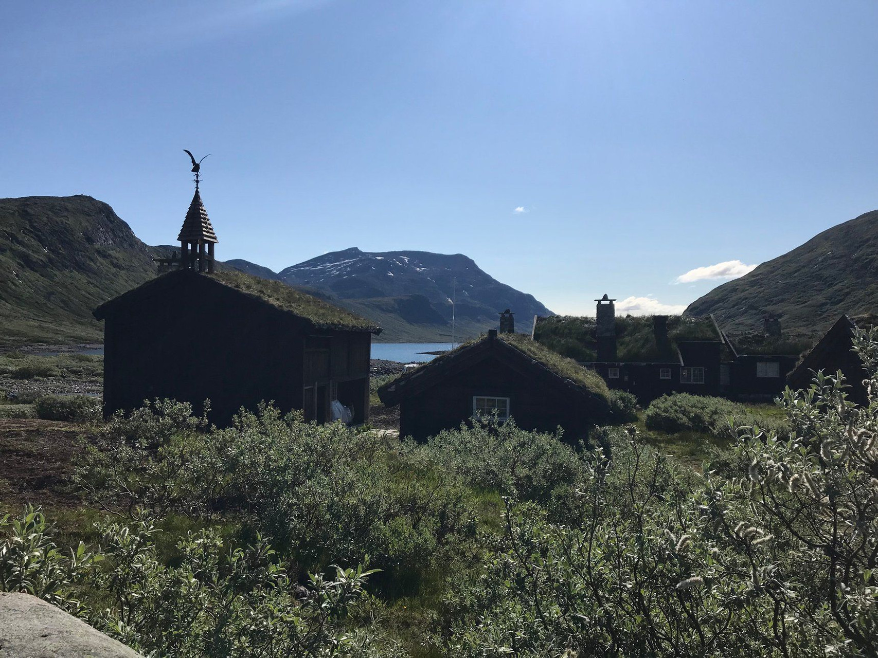 Chalets aux toits de tourbe près de Fondsbu - Jotunheimen - Norvège