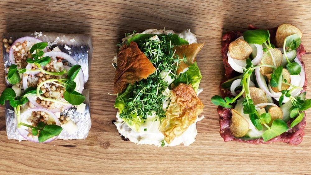 Smørrebrød danois, spécialité de Copenhague - Danemark