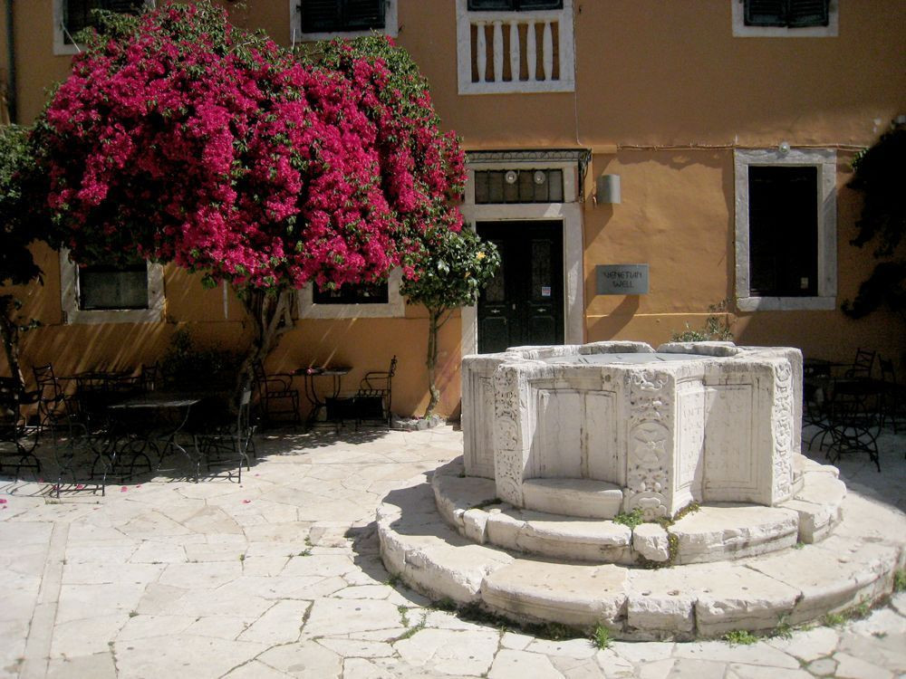The Venetian well in Kerkyra's old town, Corfu