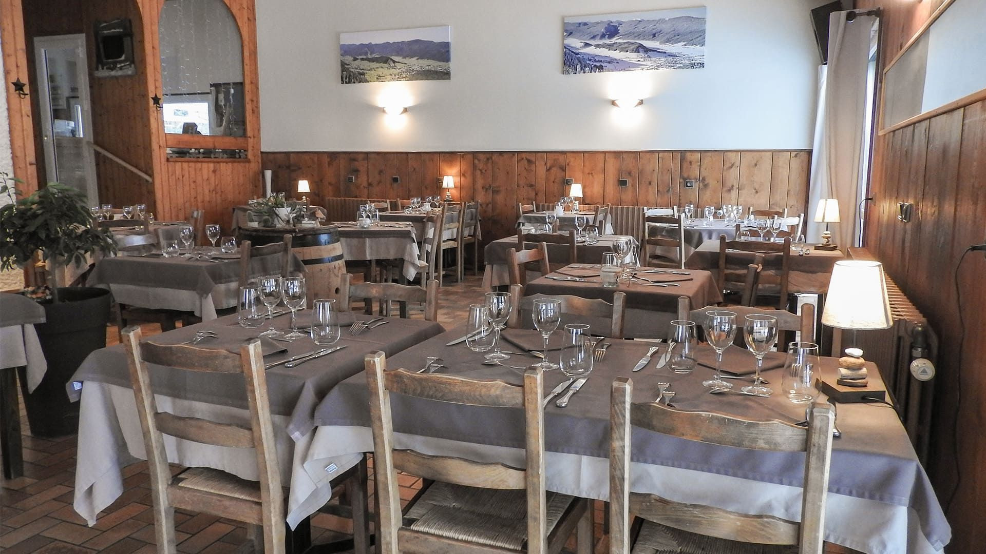 Salle du restaurant Vernay - Autrans - Vercors - France