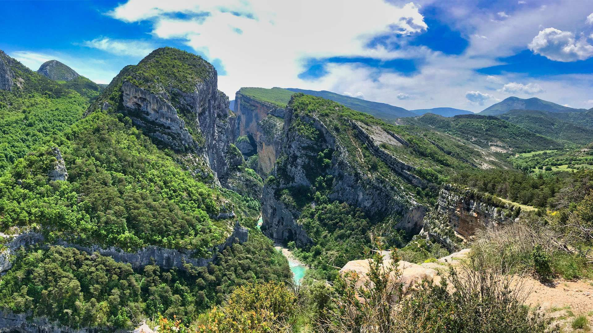 Gorges du Verdon depuis le Point Sublime - Alpes-de-Haute-Provence - France