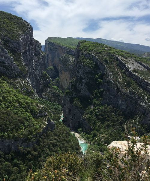 Point de vue sur Monistrol-d'Allier et ses gorges - France