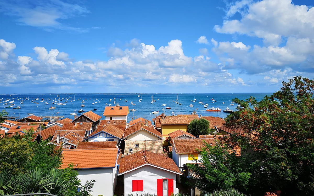 © Angélique Saget Village de pêcheurs sur le bassin d'Arcachon - Cap Ferret - France
