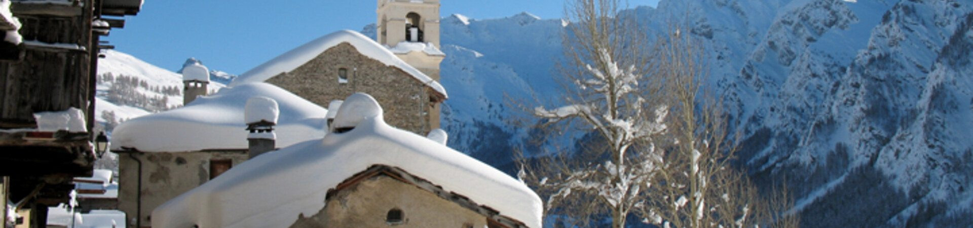 Village de Saint-Véran en hiver - Queyras - France