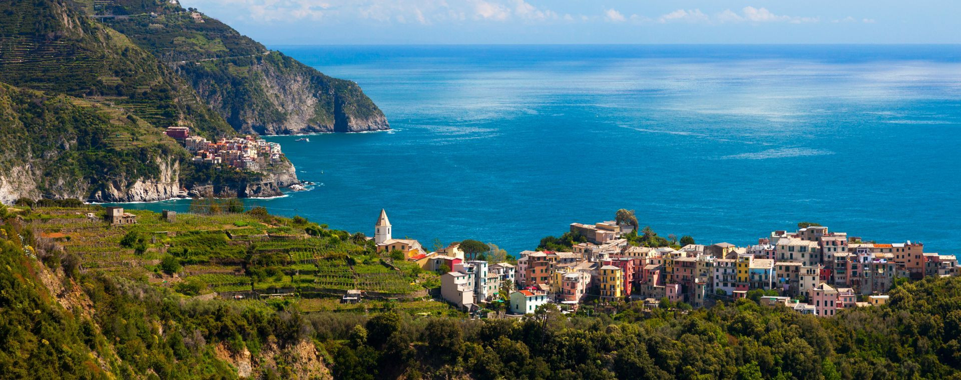 Villages côtiers et vignobles en terrasses des Cinque Terre - Ligurie - Italie
