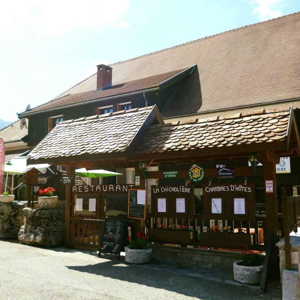 Outside La Chicholière in Gresse-en-Vercors