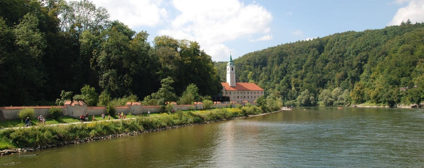 Promenade le long du Danube - Abbaye de Weltenburg - Bavière, Allemagne