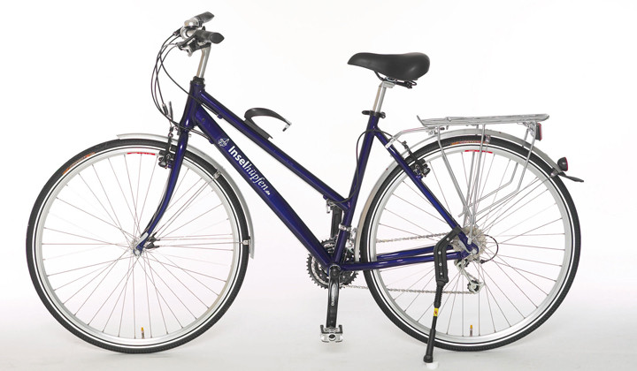 Women's rental hybrid bike
