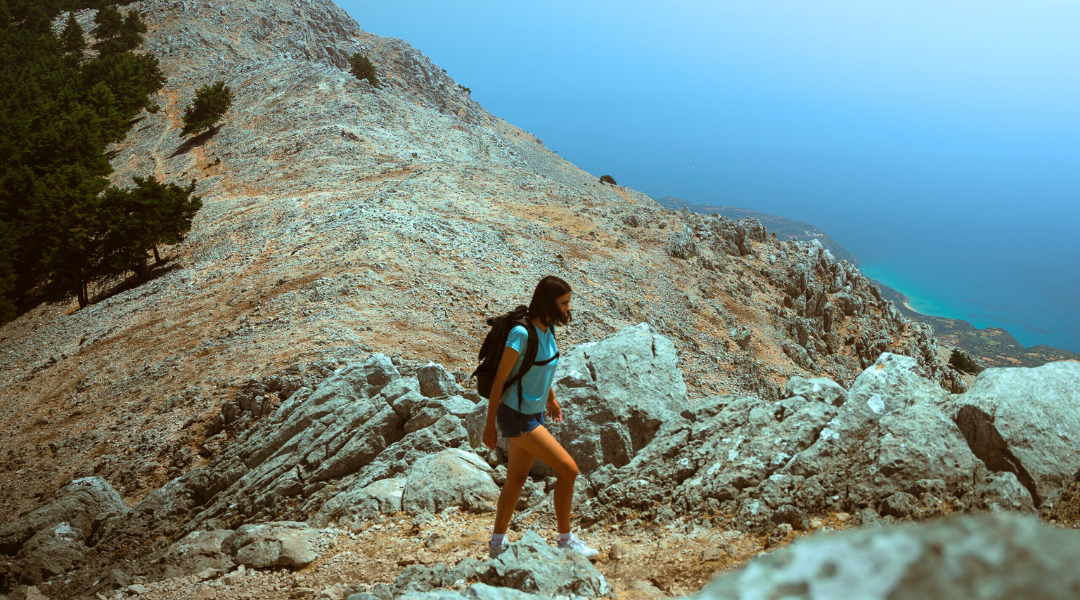 hiking in greece