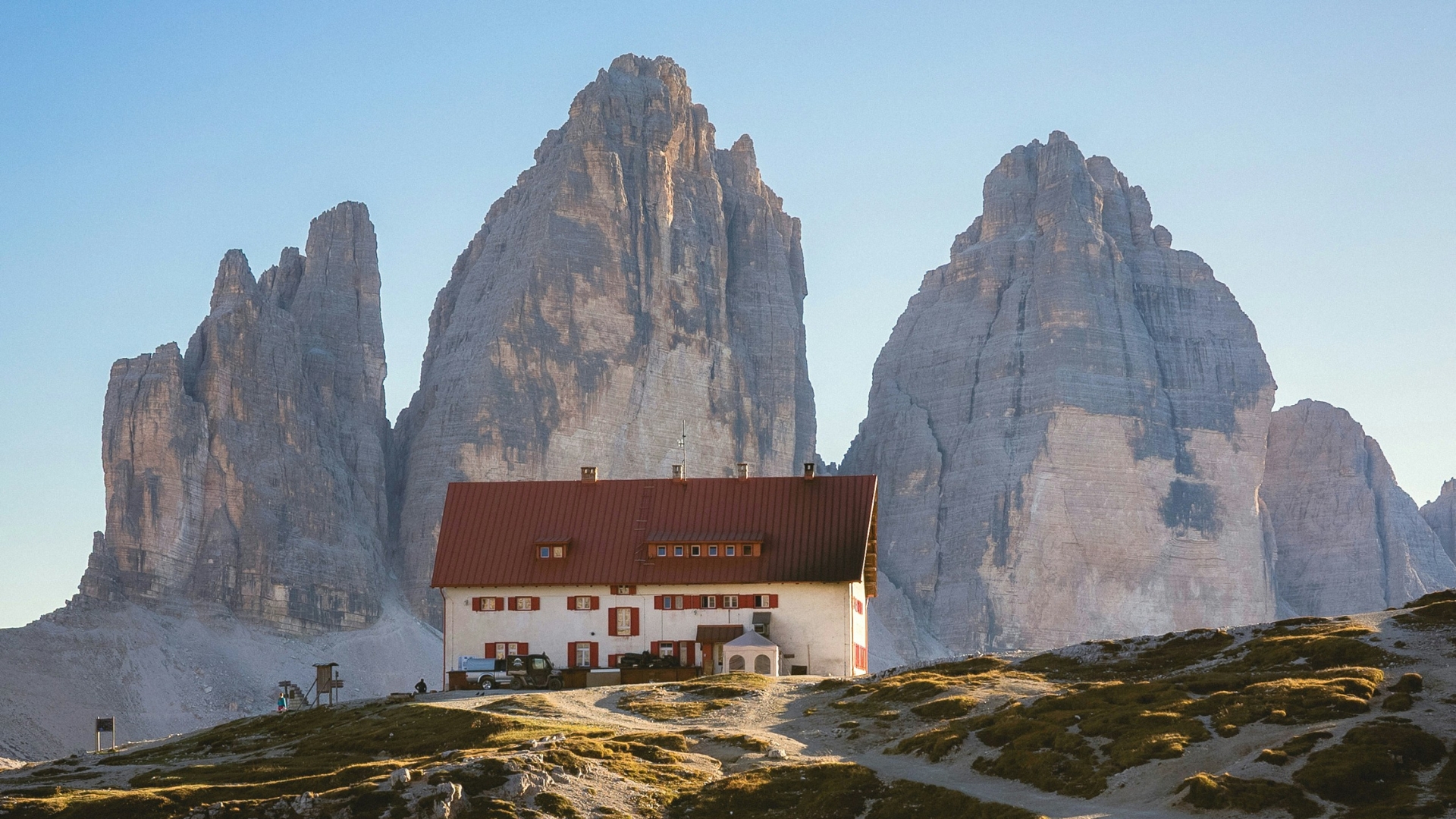 refuge Locatelli dolomites