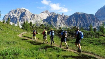 Randonnée près des Cinque Torri