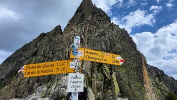 TMB  La variante de la Fenêtre d'Arpette