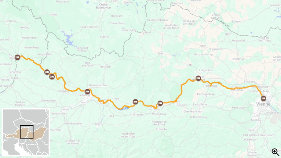 Le Danube de Passau à Vienne, en hôtels conforts