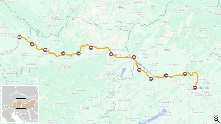 Danube River - from Passau to Budapest