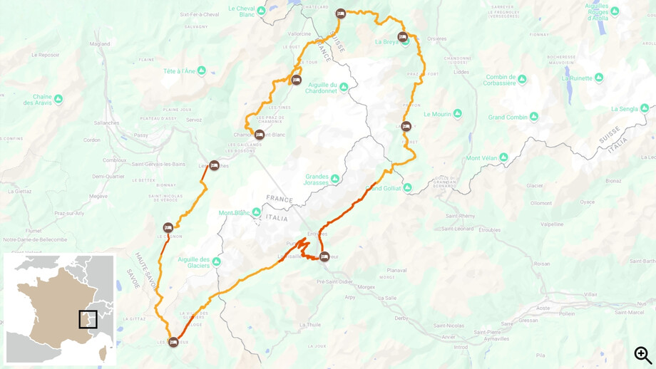 Tour du Mont Blanc 10-Days - Guided