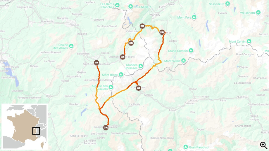 Tour du Mont Blanc - Guided 8-Day hiking tour