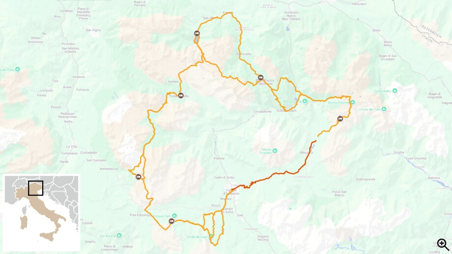 Dolomites Hut to Hut, from Lago di Braies to Tre Cime di Lavaredo