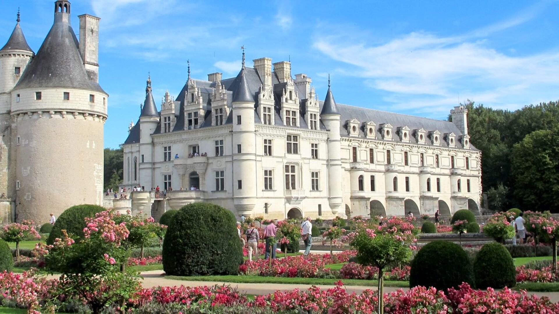 Jardin et château de Chenonceau