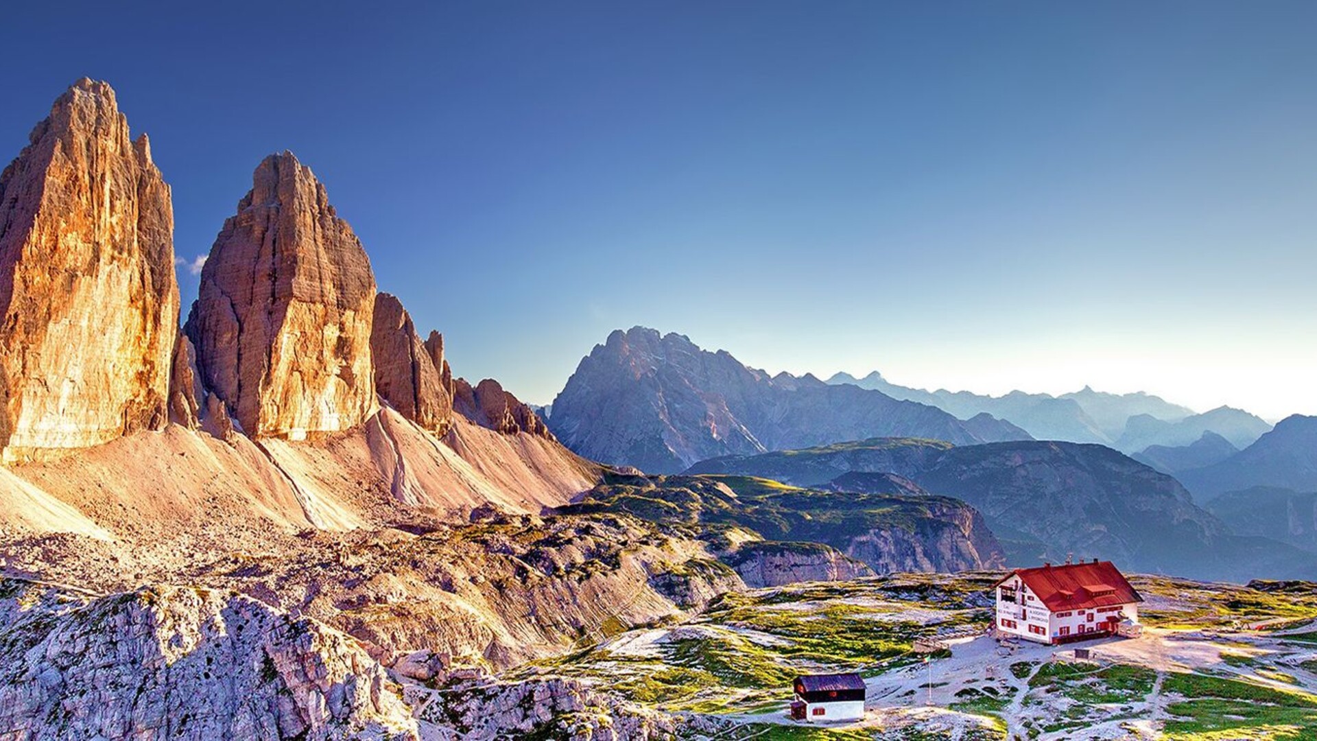 Paysage du sud Tyrol dans les Dolomites 